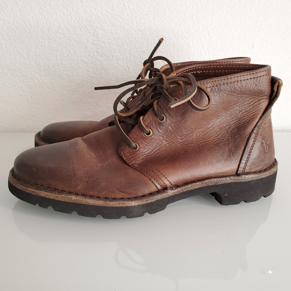 The Frye Company Mens Size 9 Brown Leather Shoes